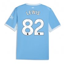 Manchester City Rico Lewis #82 Replika Hemmatröja 2026-27 Kortärmad