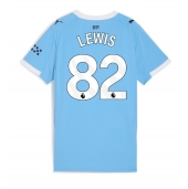 Manchester City Rico Lewis #82 Replika Hemmatröja Dam 2025-26 Kortärmad
