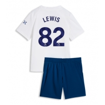 Manchester City Rico Lewis #82 Replika Tredjetröja Barn 2026-27 Kortärmad (+ byxor)