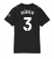 Manchester City Ruben Dias #3 Replika Bortatröja Dam 2025-26 Kortärmad