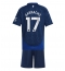 Manchester United Alejandro Garnacho #17 Replika Bortatröja Barn 2024-25 Kortärmad (+ byxor)