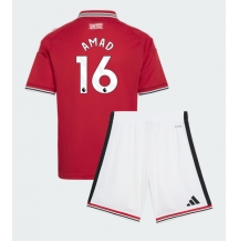 Manchester United Amad Diallo #16 Replika Hemmatröja Barn 2026-27 Kortärmad (+ byxor)