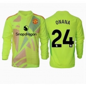 Manchester United Andre Onana #24 Målvakt Replika Bortatröja 2024-25 Långärmad