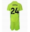 Manchester United Andre Onana #24 Målvakt Replika Bortatröja Barn 2024-25 Kortärmad (+ byxor)