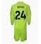 Manchester United Andre Onana #24 Målvakt Replika Bortatröja Barn 2024-25 Långärmad (+ byxor)