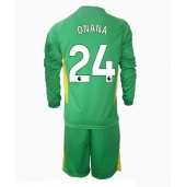 Manchester United Andre Onana #24 Målvakt Replika Tredjetröja Barn 2024-25 Långärmad (+ byxor)