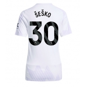 Manchester United Benjamin Sesko #30 Replika Bortatröja Dam 2025-26 Kortärmad