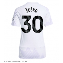 Manchester United Benjamin Sesko #30 Replika Bortatröja Dam 2025-26 Kortärmad