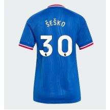 Manchester United Benjamin Sesko #30 Replika Bortatröja Dam 2026-27 Kortärmad