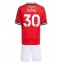 Manchester United Benjamin Sesko #30 Replika Hemmatröja Barn 2025-26 Kortärmad (+ byxor)