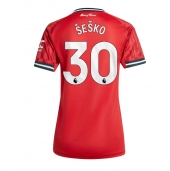 Manchester United Benjamin Sesko #30 Replika Hemmatröja Dam 2025-26 Kortärmad
