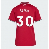 Manchester United Benjamin Sesko #30 Replika Hemmatröja Dam 2026-27 Kortärmad