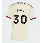 Manchester United Benjamin Sesko #30 Replika Tredjetröja Dam 2026-27 Kortärmad