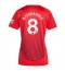 Manchester United Bruno Fernandes #8 Replika Hemmatröja Dam 2024-25 Kortärmad