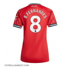Manchester United Bruno Fernandes #8 Replika Hemmatröja Dam 2025-26 Kortärmad