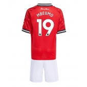 Manchester United Bryan Mbeumo #19 Replika Hemmatröja Barn 2025-26 Kortärmad (+ byxor)