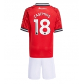 Manchester United Casemiro #18 Replika Hemmatröja Barn 2025-26 Kortärmad (+ byxor)