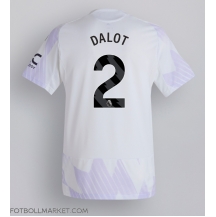 Manchester United Diogo Dalot #2 Replika Bortatröja 2025-26 Kortärmad