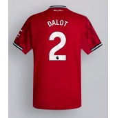 Manchester United Diogo Dalot #2 Replika Hemmatröja 2025-26 Kortärmad