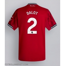 Manchester United Diogo Dalot #2 Replika Hemmatröja 2025-26 Kortärmad