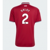 Manchester United Diogo Dalot #2 Replika Hemmatröja 2026-27 Kortärmad