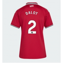 Manchester United Diogo Dalot #2 Replika Hemmatröja Dam 2026-27 Kortärmad