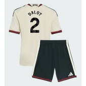 Manchester United Diogo Dalot #2 Replika Tredjetröja Barn 2026-27 Kortärmad (+ byxor)