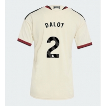 Manchester United Diogo Dalot #2 Replika Tredjetröja Dam 2026-27 Kortärmad