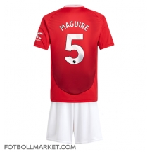 Manchester United Harry Maguire #5 Replika Hemmatröja Barn 2024-25 Kortärmad (+ byxor)