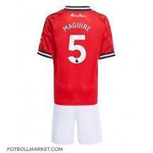 Manchester United Harry Maguire #5 Replika Hemmatröja Barn 2025-26 Kortärmad (+ byxor)