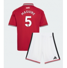 Manchester United Harry Maguire #5 Replika Hemmatröja Barn 2026-27 Kortärmad (+ byxor)