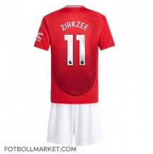 Manchester United Joshua Zirkzee #11 Replika Hemmatröja Barn 2024-25 Kortärmad (+ byxor)