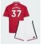Manchester United Kobbie Mainoo #37 Replika Hemmatröja Barn 2026-27 Kortärmad (+ byxor)