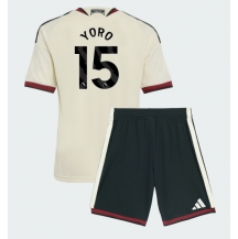 Manchester United Leny Yoro #15 Replika Tredjetröja Barn 2026-27 Kortärmad (+ byxor)