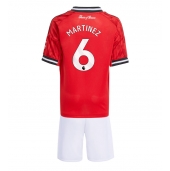 Manchester United Lisandro Martinez #6 Replika Hemmatröja Barn 2025-26 Kortärmad (+ byxor)