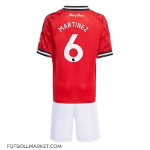 Manchester United Lisandro Martinez #6 Replika Hemmatröja Barn 2025-26 Kortärmad (+ byxor)
