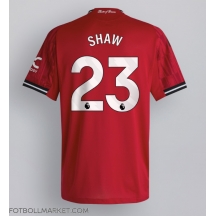 Manchester United Luke Shaw #23 Replika Hemmatröja 2025-26 Kortärmad
