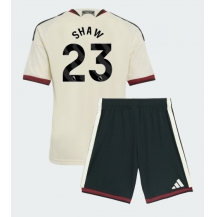 Manchester United Luke Shaw #23 Replika Tredjetröja Barn 2026-27 Kortärmad (+ byxor)