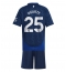 Manchester United Manuel Ugarte #25 Replika Bortatröja Barn 2024-25 Kortärmad (+ byxor)