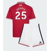 Manchester United Manuel Ugarte #25 Replika Hemmatröja Barn 2026-27 Kortärmad (+ byxor)
