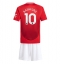 Manchester United Marcus Rashford #10 Replika Hemmatröja Barn 2024-25 Kortärmad (+ byxor)