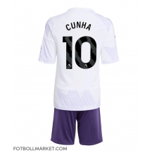 Manchester United Matheus Cunha #10 Replika Bortatröja Barn 2025-26 Kortärmad (+ byxor)