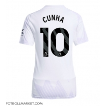 Manchester United Matheus Cunha #10 Replika Bortatröja Dam 2025-26 Kortärmad