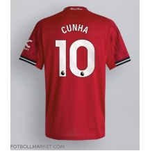 Manchester United Matheus Cunha #10 Replika Hemmatröja 2025-26 Kortärmad