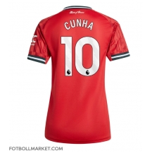 Manchester United Matheus Cunha #10 Replika Hemmatröja Dam 2025-26 Kortärmad