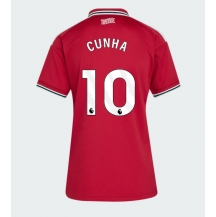 Manchester United Matheus Cunha #10 Replika Hemmatröja Dam 2026-27 Kortärmad