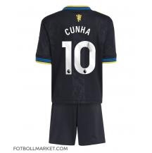 Manchester United Matheus Cunha #10 Replika Tredjetröja Barn 2025-26 Kortärmad (+ byxor)