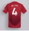 Manchester United Matthijs de Ligt #4 Replika Hemmatröja 2024-25 Kortärmad