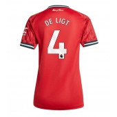 Manchester United Matthijs de Ligt #4 Replika Hemmatröja Dam 2025-26 Kortärmad