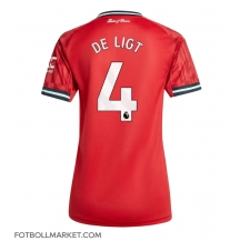 Manchester United Matthijs de Ligt #4 Replika Hemmatröja Dam 2025-26 Kortärmad